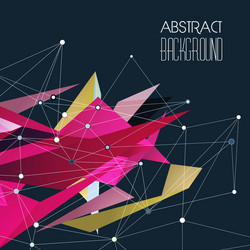 abstract geometric background with triangle vector image