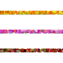 repeatable circle pattern text dividing line vector image