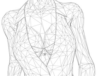 Sexy Naked Girls no Cover Vector Images (94)