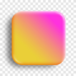 app icon glossy background 3d button vector image