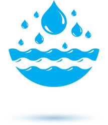 ocean freshness theme logotype for use Vector Image