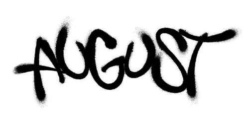 August Black Font Vector Images (over 860)