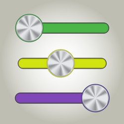 web user interface set - sliders vector image