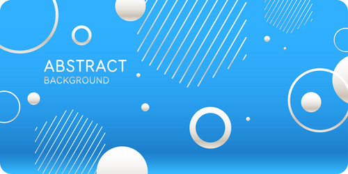 composition with geometric shapes abstract vector image