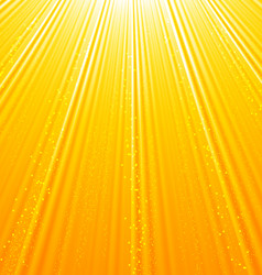 Abstract orange background with sun light rays Vector Image