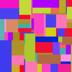 flat colorful pattern with chaotic rectangles vector image