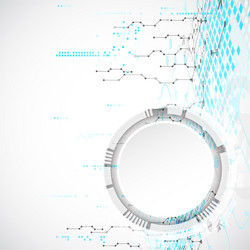 abstract background with various technological vector image