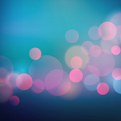 Abstract holiday light background with bokeh vector