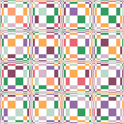 rectangle seamless pattern vector image