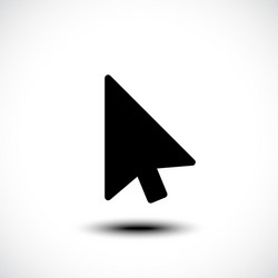 computer mouse click pointer cursor arrow vector image