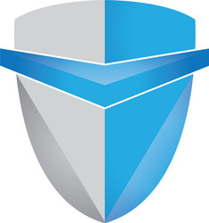 Security guard logo design shield template Vector Image