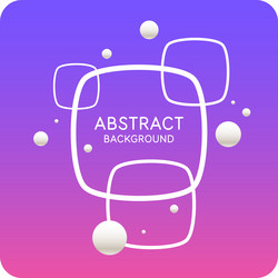 background with abstract shapes a template vector image