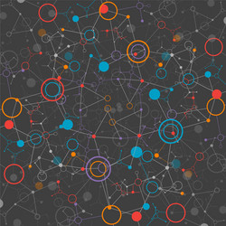 dark network color technology communication vector image