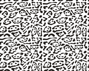 seamless leopard pattern vector image