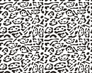 Seamless leopard pattern vector