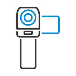 Video camera icon vector