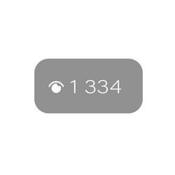 online broadcast button template number vector image