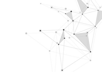 abstract connection background with lines and dots vector image