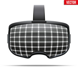 Original stereoscopic 3d vr headset Royalty Free Vector