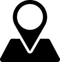 map location pointer vector image