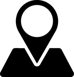 Map location pointer vector