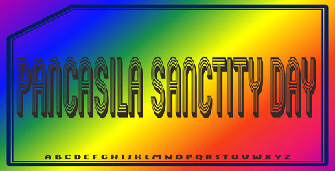 text effects with editable colors and abstract vector image