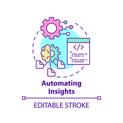Automated Insights Icon vector image