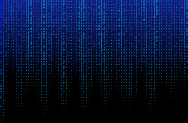 blue binary code texture vector image