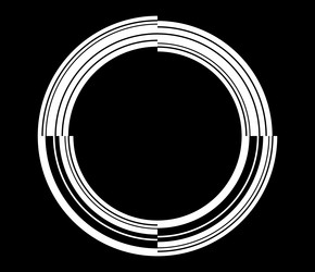 abstract gui ui geometric circle element vector image