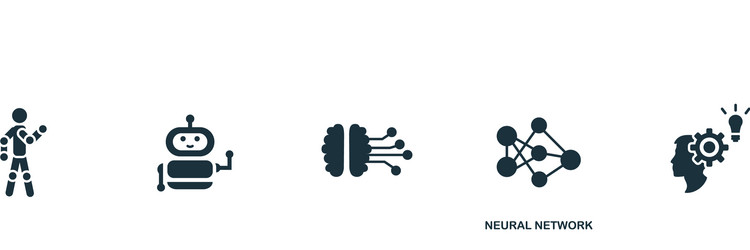 Neural networks concept icon Royalty Free Vector Image
