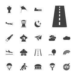 Sky icons Royalty Free Vector Image - VectorStock