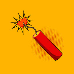 Stick of dynamite Royalty Free Vector Image - VectorStock