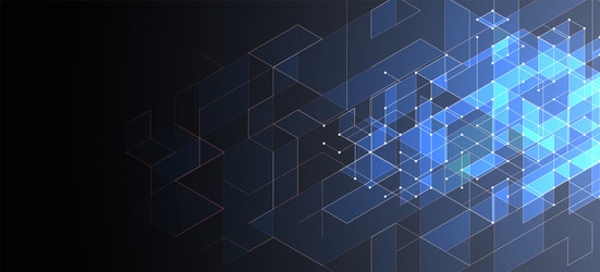 digital technology and engineering isometric vector image