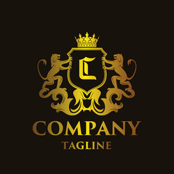 Elegant Letter C Logo Vector Image