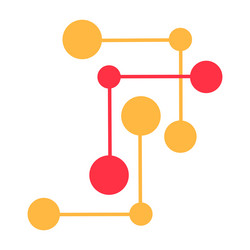 community building networking complex elements vector image