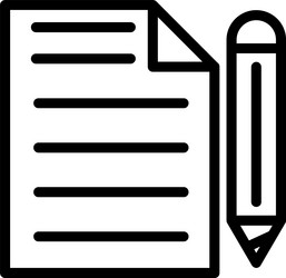 note linear style icon design vector image