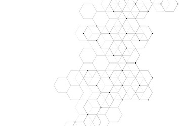 abstract connection background with lines and dots vector image