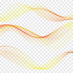 Dynamic Red and Yellow Wave Pattern vector image