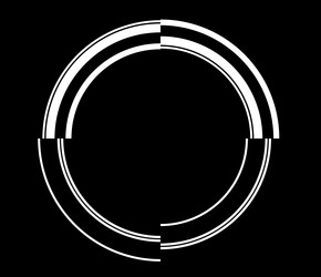 abstract gui ui geometric circle element vector image