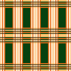 seamless rectangular pattern in orange and green vector image