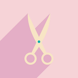 flat with shadow icon and mobile application vector image