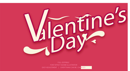 text effect template easy editable and customize vector image
