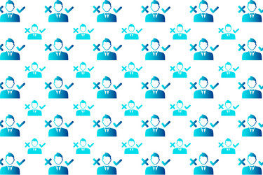 abstract decision pattern background vector image