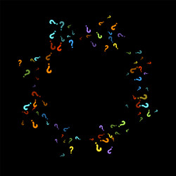question marks quiz doubt poll query public vector image