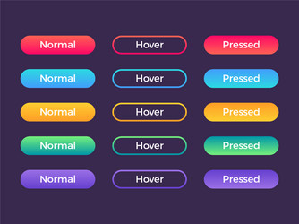 web-ui-elements-buttons copy vector image