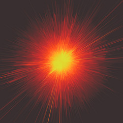 Background with explosion starburst dynamic lines vector