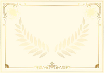 decorative border and frame template in square vector image