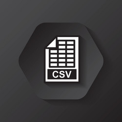file format button icon vector image