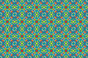 Geometric Pattern Tile vector image