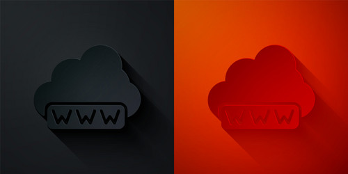 paper cut software web development programming vector image